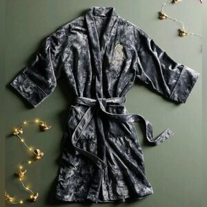 Pottery Barn Harry Potter Hufflepuff Velvet‎ Robe XXS/XS